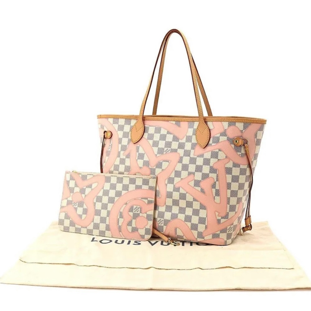 Louis Vuitton Neverfull Bag Tahiti Damien Azur Tote Bag N41050